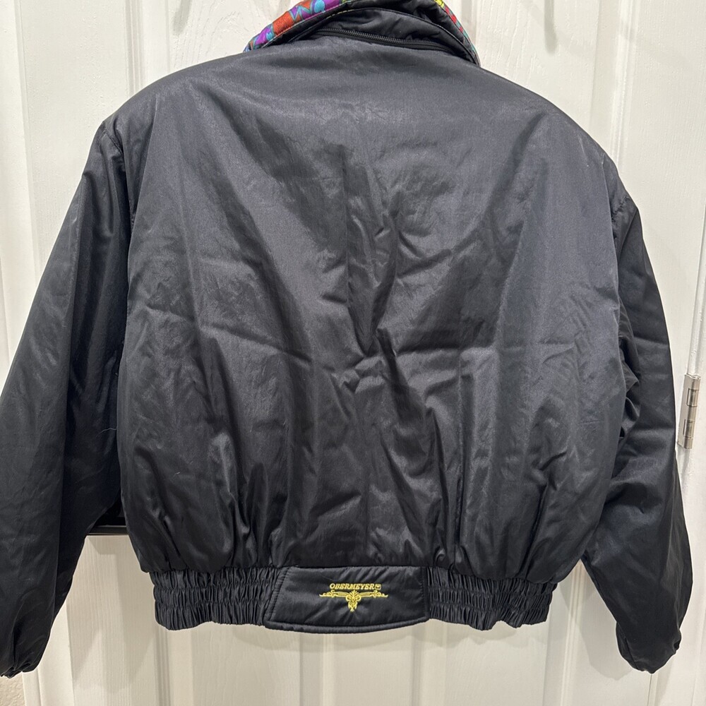 Vintage Obermeyer Women’s Ski Jacket Size 10 Medium Retro Winter Snowboard Coat - Picture 9 of 12
